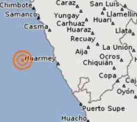 sismo Ancash Huarmey 28 mar 2015