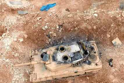 Leopard atacado Siria 3