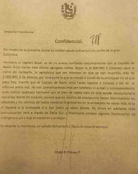 carta Chavez Ollanta