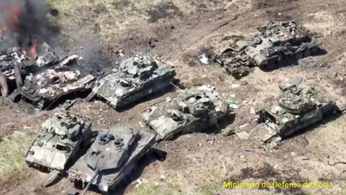 tanques incautados por Rusia 2023