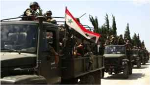 caravana militares siria