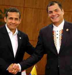 Ollanta Humala Rafael Correa