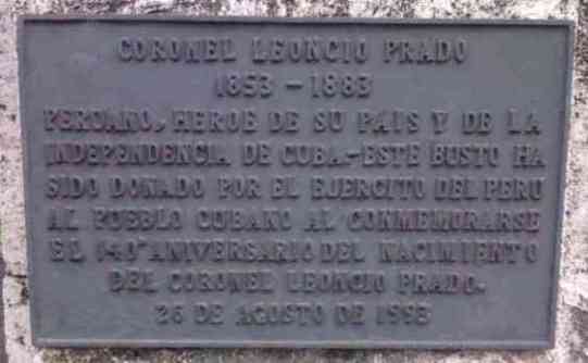 Leoncio Prado placa