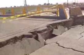 terremoto Chile abr 2014 carretera