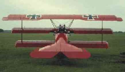 Baron Rojo Fokker DrI triplano