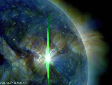solar flare 07 set 2011
