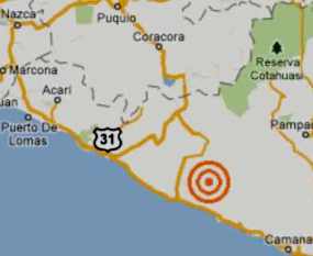 sismo arequipa caraveli 14 oct 2011