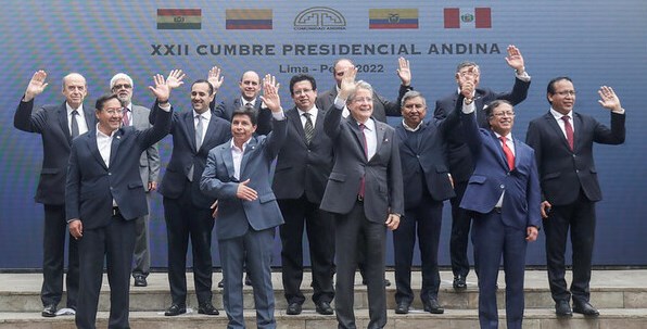 XXII cumbre presidencial andina ago 2022
