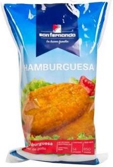 hamburguesa pollo San Fernando