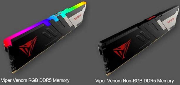 Viper Venom RGB DDR5 Memory 1
