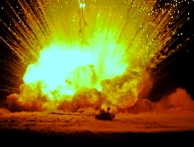 explosion bomba