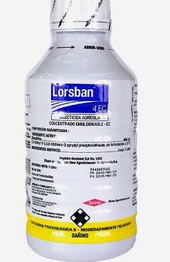 clorpirifos Insecticida Lorsban 4 Ec Dow
