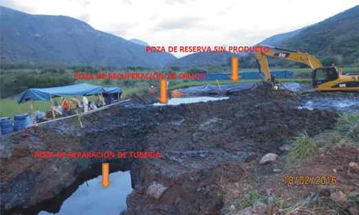 reparacion oleoducto Pucara Cajamarca