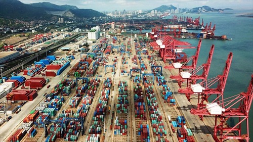 containers en puerto