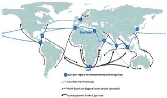 rutas maritimas mundo