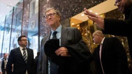 Bill Gates feliz reunion Trump