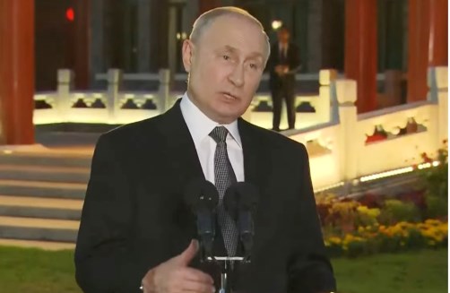 Vladimir Putin Pekin oct 2023