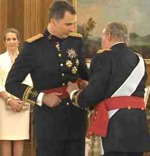 Juan Carlos fajin Felipe VI