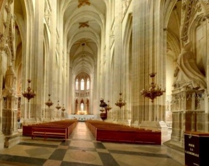 catedral Nantes nave