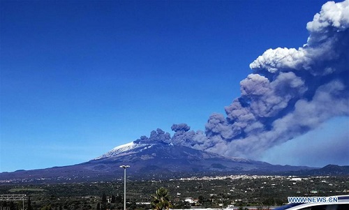 erupcion volcan etna