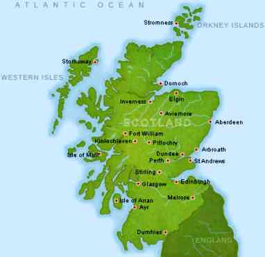 Escocia mapa 2