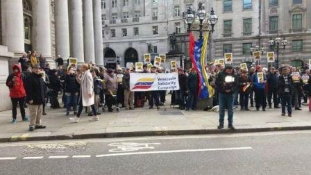 protesta oro VenezuelaLondres