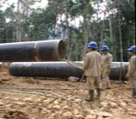 gas tubos instalacion campo