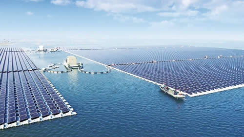paneles flotantes energia solar china
