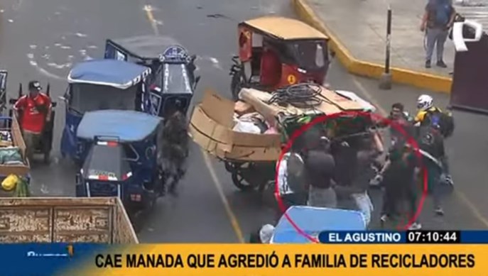 venezolanos atacan recicladores
