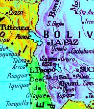 mapa limite bolivia peru chile arica puerto natural Alto Peru