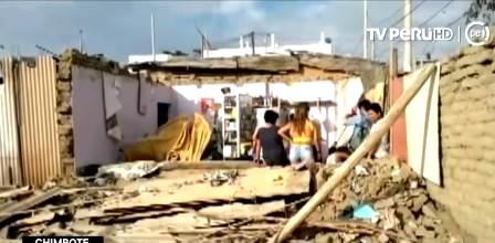 casa caida sismo Chimbote 15 ene 2019