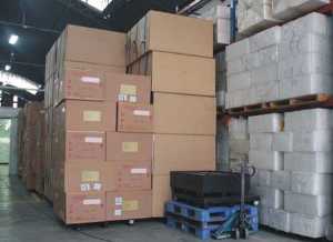 cajas cargador almacen