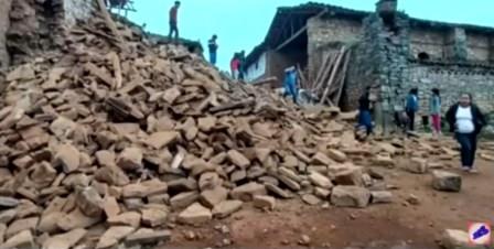 derrumbe iglesia Jalca Chachapoyas terremoto 28 nov 2021