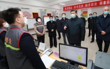 Xi Jinping inspecciona coronavirus