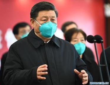 Xi Jinping visita coronavirus Wuhan
