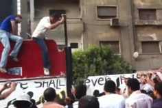 protesta embajada israel cairo set 2011