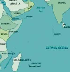 india madagascar mapa