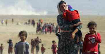 mujeres yazidies huyen terrorismo