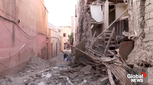 sismo Marrakesh set 2023 escombros