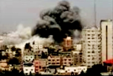 bombardeo edificios gaza