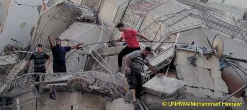 edificio destruido Gaza oct 2023