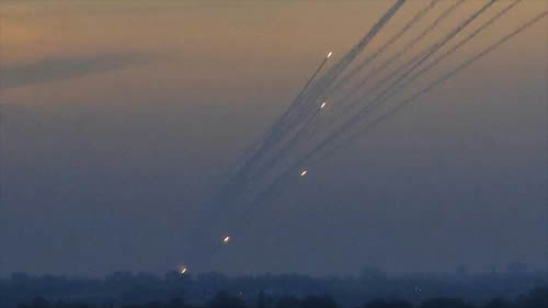 cohetes caseros Gaza