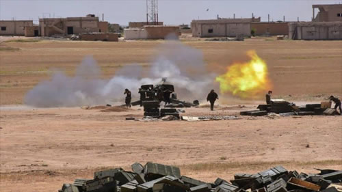 artilleria ejercito sirio