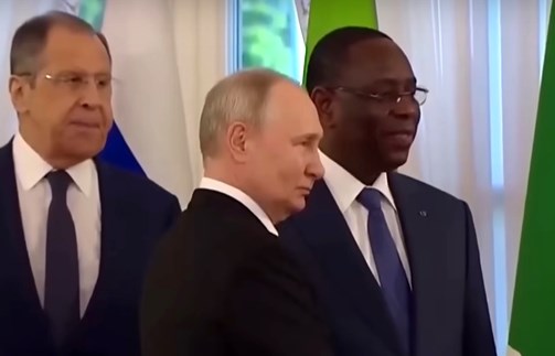 Vladimir Putin Cyril Ramaphosa jul 2023