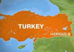 mapa hakkari turquia