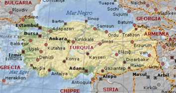 mapa turquia