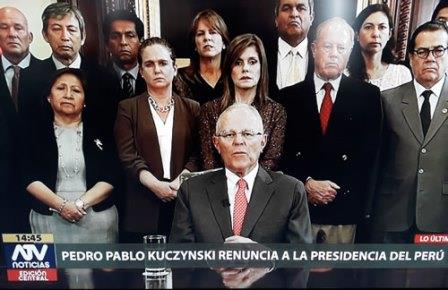 ppk renuncia a la presidencia del peru