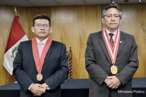Fiscales Jorge Diaz y Franklin Tomy