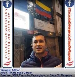 Renato Vilca banderas venezolanas