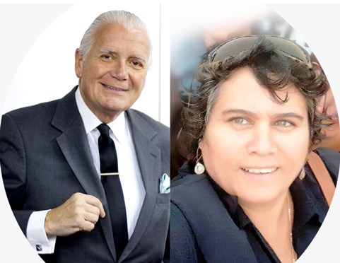 Ricardo Noriega Salaverry y Giuliana Bustamante